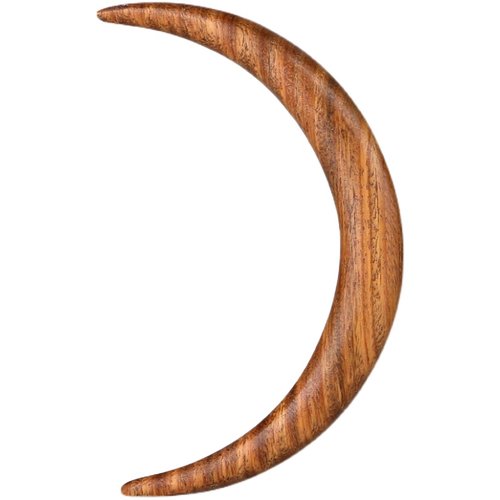 追师上弦月簪弯月簪月华簪月亮绿檀黑檀天然檀木簪子发簪木簪盘发