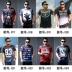 Mùa hè băng lụa mỏng phần lớn size áo thun nam tay ngắn in cổ tròn cộng với phân bón tăng cường chất béo áo thun nửa tay áo t - Áo phông ngắn Áo phông nam hàng hiệu Áo phông ngắn