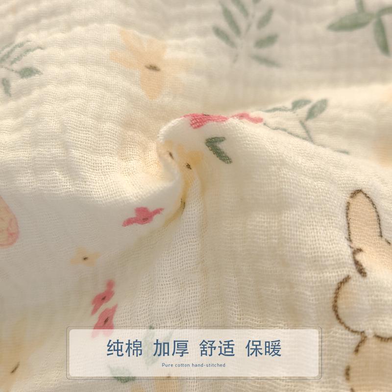 纯棉花手工儿童棉衣宝宝冬季纱布棉袄小中大童加厚内胆内外穿棉服 - 图1