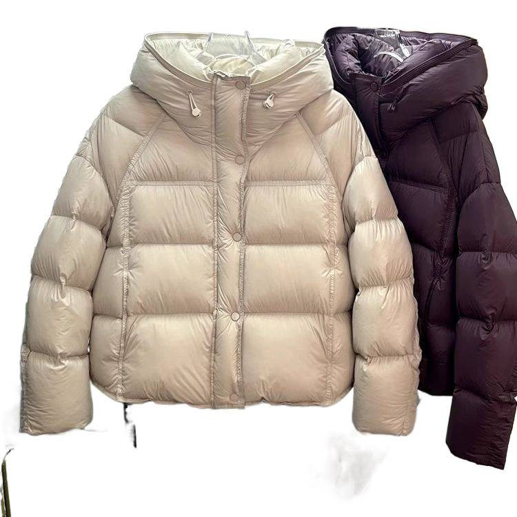 棉服女短款2025新宽松冬季加厚泡芙零压面包服小个子连帽棉衣外套,淘宝优惠券,粉丝福利购,淘宝优惠卷