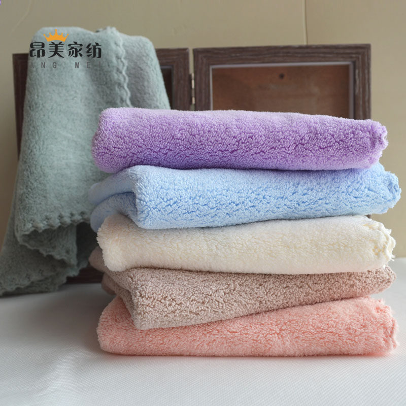 5条装30花边珊瑚绒方巾 加厚吸水手帕卸妆擦脸巾面巾手帕儿童毛巾,淘宝优惠券,粉丝福利购,淘宝优惠卷