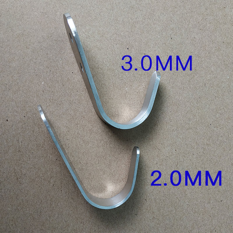 单个加厚不锈钢挂钩厕所洗手试衣间酒店家装工程门后挂衣钩衣帽钩