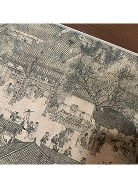 张择端清明上河图装饰画高清复刻