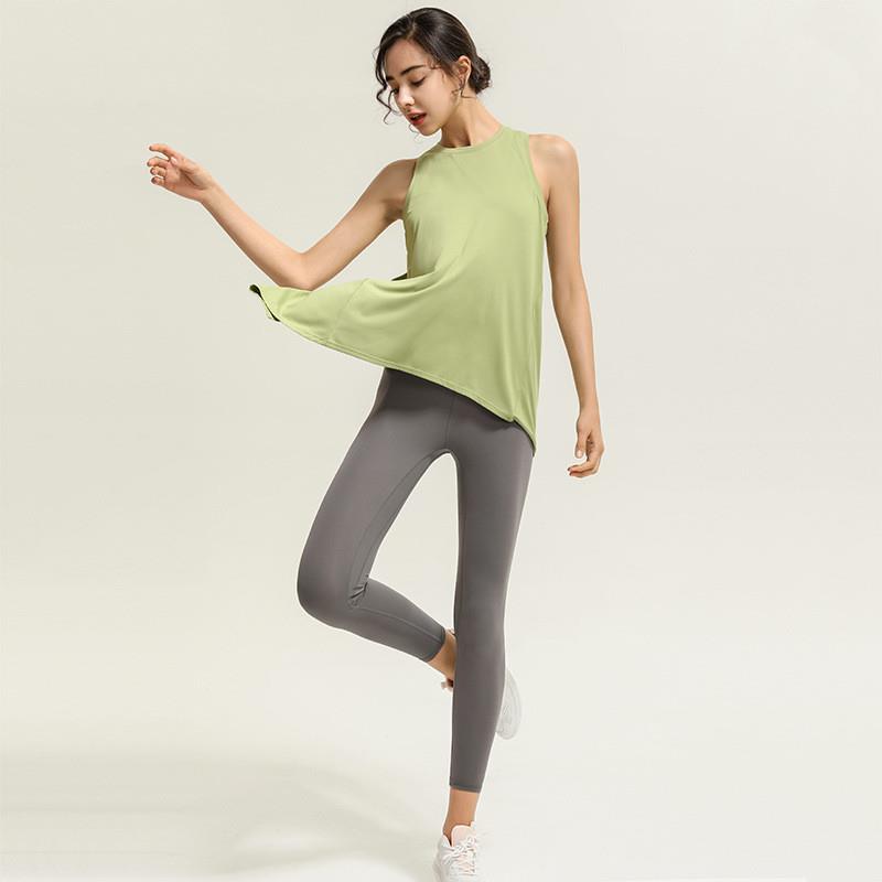 宁波服饰有限公司新款宽松跑步健身服美背夏季瑜伽服无袖运动