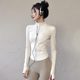 Autumn yoga suit tops running sports outdoor running training lulu jacket quick-drying fitness clothes women's Pilates