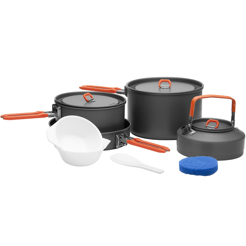 火枫盛宴1/2/3/4/5户外套锅2-5人野营锅便携野餐炊具露营装备套装,淘宝优惠券,粉丝福利购,淘宝优惠卷