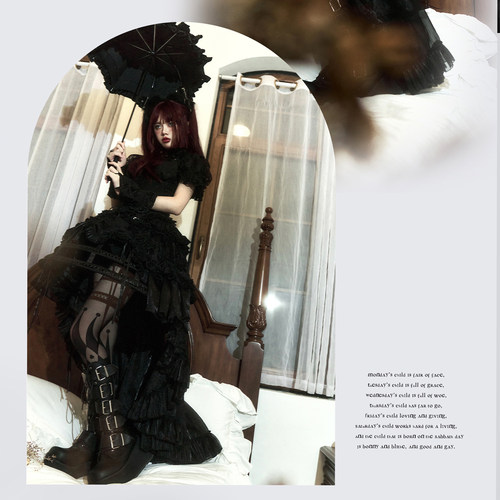 【现现秒发】爱莎达尔·都彭 lolita 哥特gothic暗黑现货遗失之水 - 图2