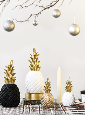 ins风菠萝客厅餐厅橱窗时尚摆件