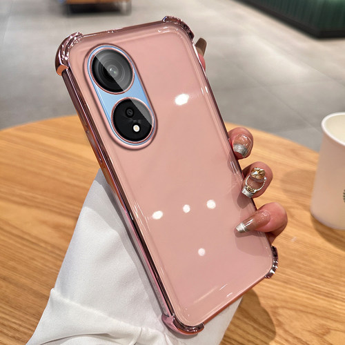 适用OPPOPHQ110手机壳气囊防摔新款透明外壳OPPOA1PRO5G全包软边时尚男女款硅胶PHQ11自带0镜头膜保护套创意 - 图0