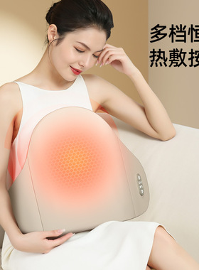 按摩仪腰颈两用按摩枕腰部按摩器按摩颈椎的顶腰器加热护腰