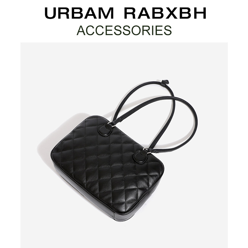 大容量吐司包女2024新款真皮手提单肩托特包菱格波士顿保龄球包包,淘宝优惠券,粉丝福利购,淘宝优惠卷