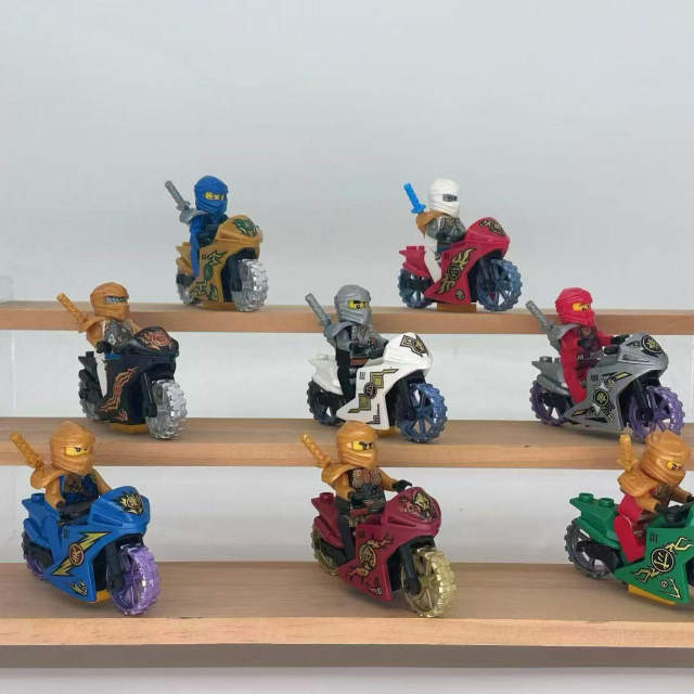 Ninjago Gold Lloyd Ni Domestic Building Blocks Cool Motorcycle Assembled Building Blocks Doll Boy Toy Gift
