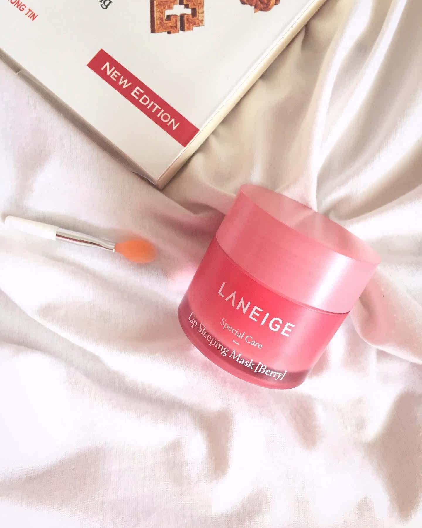 兰芝夜间修温和补水保湿改善护唇膜 薇美铺海外乳液/面霜