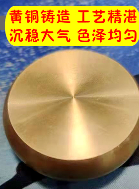 纯铜扭转乾坤手把件转钱摆件牛转乾坤减压黄铜旋转牛年吉祥物礼品