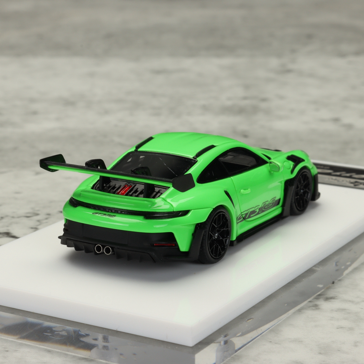 Fuelme 富美 1:64 保时捷 911 GT3 RS 绿色 树脂汽车模型 - 图1