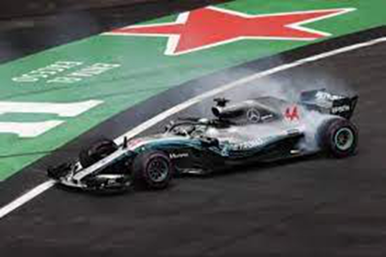 新品定 迷你切 1:18 奔驰F1 W09 #44汉密尔顿 墨西哥2018合金车模 - 图0