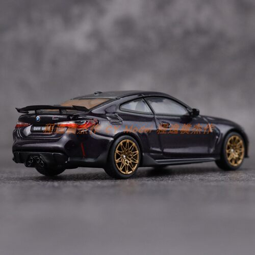 MINIGT 1:64 宝马 BMW M4 G82 紫色 合金汽车模型  1112 - 图2