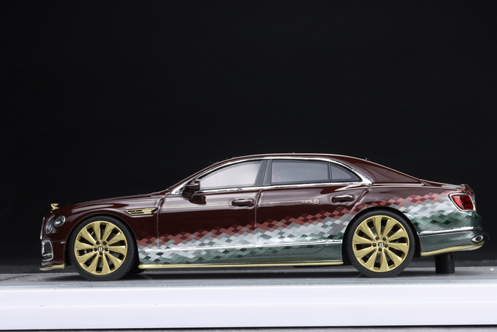 TSM 1:43 Bentley 宾利飞驰圣诞特别版 驯鹿8号特仕车 合金车模 - 图1