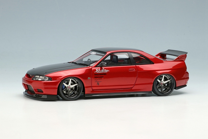 Make up 1:43 日产GTR R33 Garage Active ACTIVE 碳盖 树脂车模 - 图3