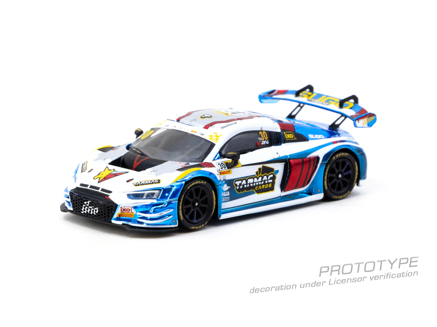 [程逸预售]TW 1:64 奥迪 R8 LMS GT3 EVO 澳门GT uno合金车模 - 图3