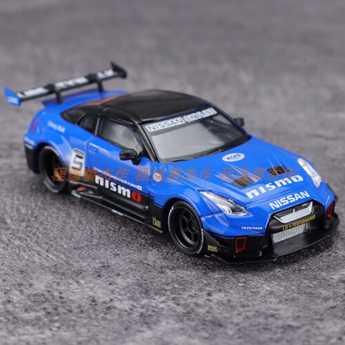 MINIGT 1:64 日产尼桑 35GTRR Ver.2 LBWK 蓝色 合金车模 1124 - 图1