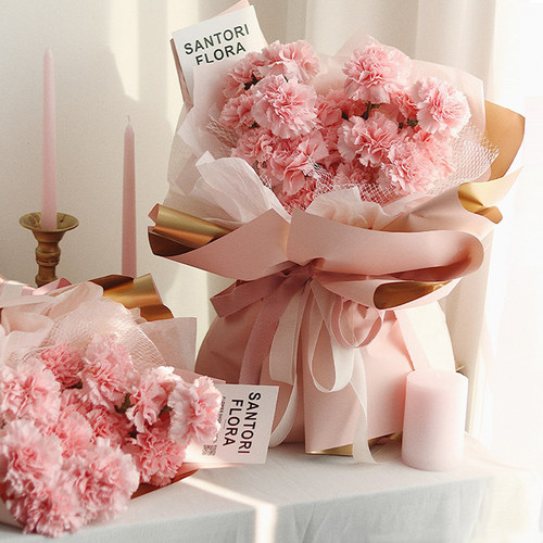 花束包装纸防水鎏金纸双面包花纸开业花篮材料鲜花包装双色欧雅纸 - 图3