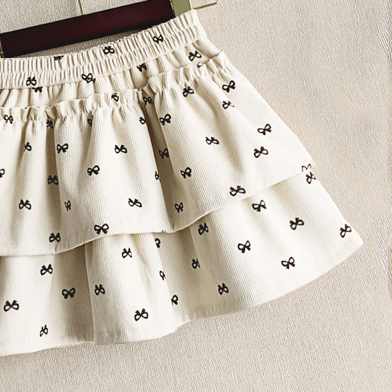 灯芯绒半身裙女童黑色短裙秋冬百褶裙儿童半裙蓬蓬裙冬季女宝裙子,淘宝优惠券,粉丝福利购,淘宝优惠卷