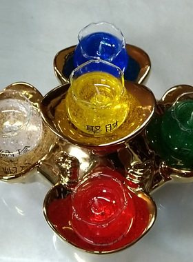 五方财神蜡烛发财灯求财得财