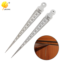 Stainless iron inner diameter ruler stainless steel high precision gap ruler Aperture Ruler Taper scale wedge Seruler