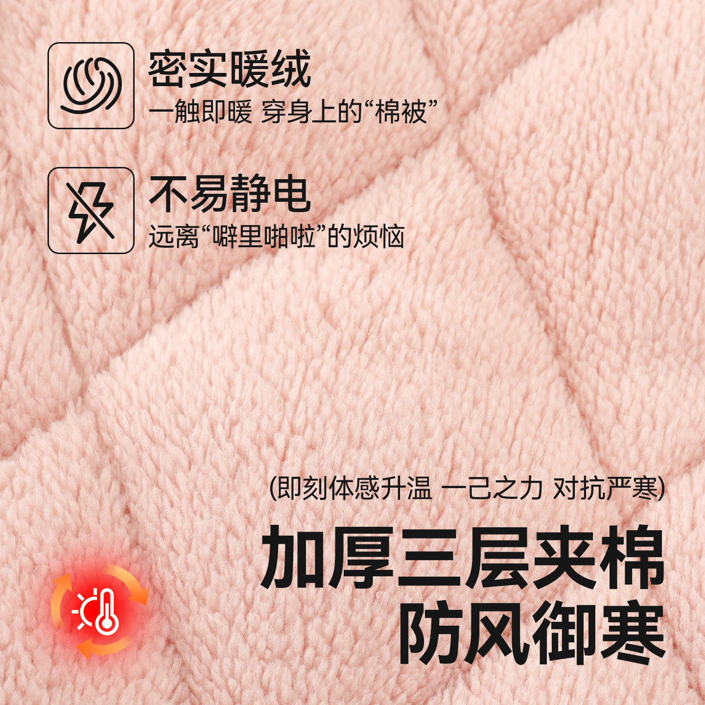 猫人珊瑚绒夹棉睡衣女秋冬新款三层加厚法兰绒保暖外穿家居服套装,淘宝优惠券,粉丝福利购,淘宝优惠卷