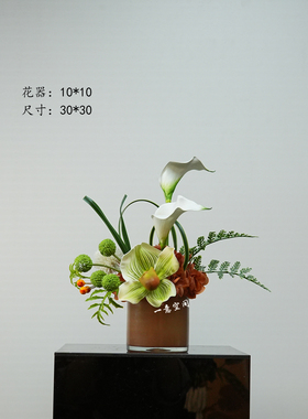 现代仿真花艺厅茶几餐桌装饰品