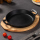 Commercial cast iron grill pan Teppanyaki pan Steak grill pan