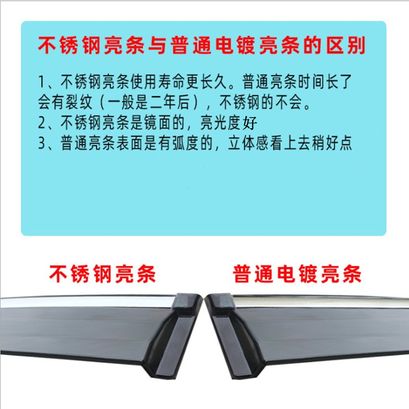 奇瑞新能源小蚂蚁挡雨板车窗雨眉雨搭小蚂蚁EQ1晴雨挡遮防雨水条-图1