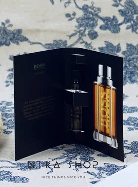 正品Hugo Boss博斯The Scent俊尚诱惑男士香水小样原装试管1.5ML