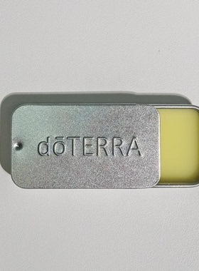 多特瑞doterra浮雕LOGO香膏盒马口铁抽拉鼻yan膏手作DIY空盒包材
