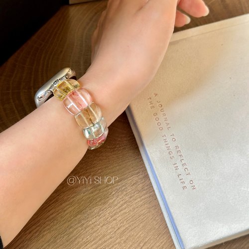 适用iwatch10苹果表带天然水晶石表带适用AppleWatchs456789s7s8 - 图3