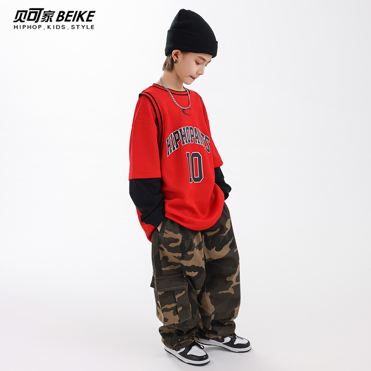 贝可家儿童街舞潮服套装嘻哈风潮牌hiphop少儿街舞服装男童演出服,淘宝优惠券,粉丝福利购,淘宝优惠卷
