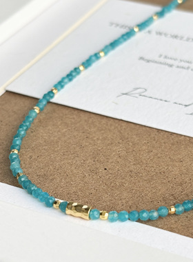 泡泡星云原创手作串珠项链