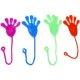 The nostalgic elastic stretchable palms let people climb the wall