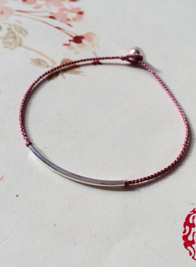 原创编织极细红绳手链包邮