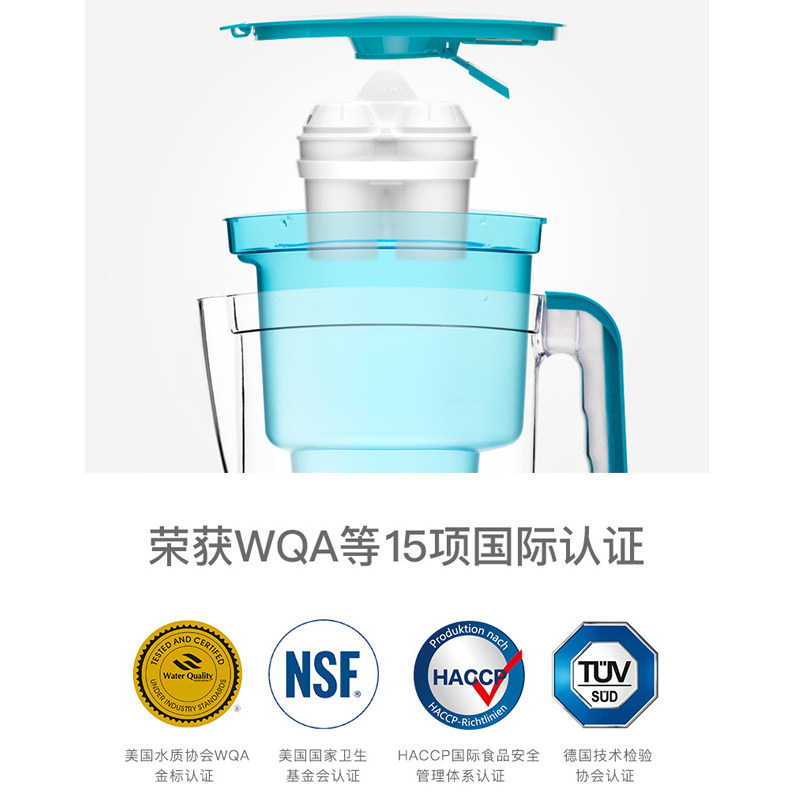 bwt德国净水壶家用进口滤芯水壶 bwt电器净水器