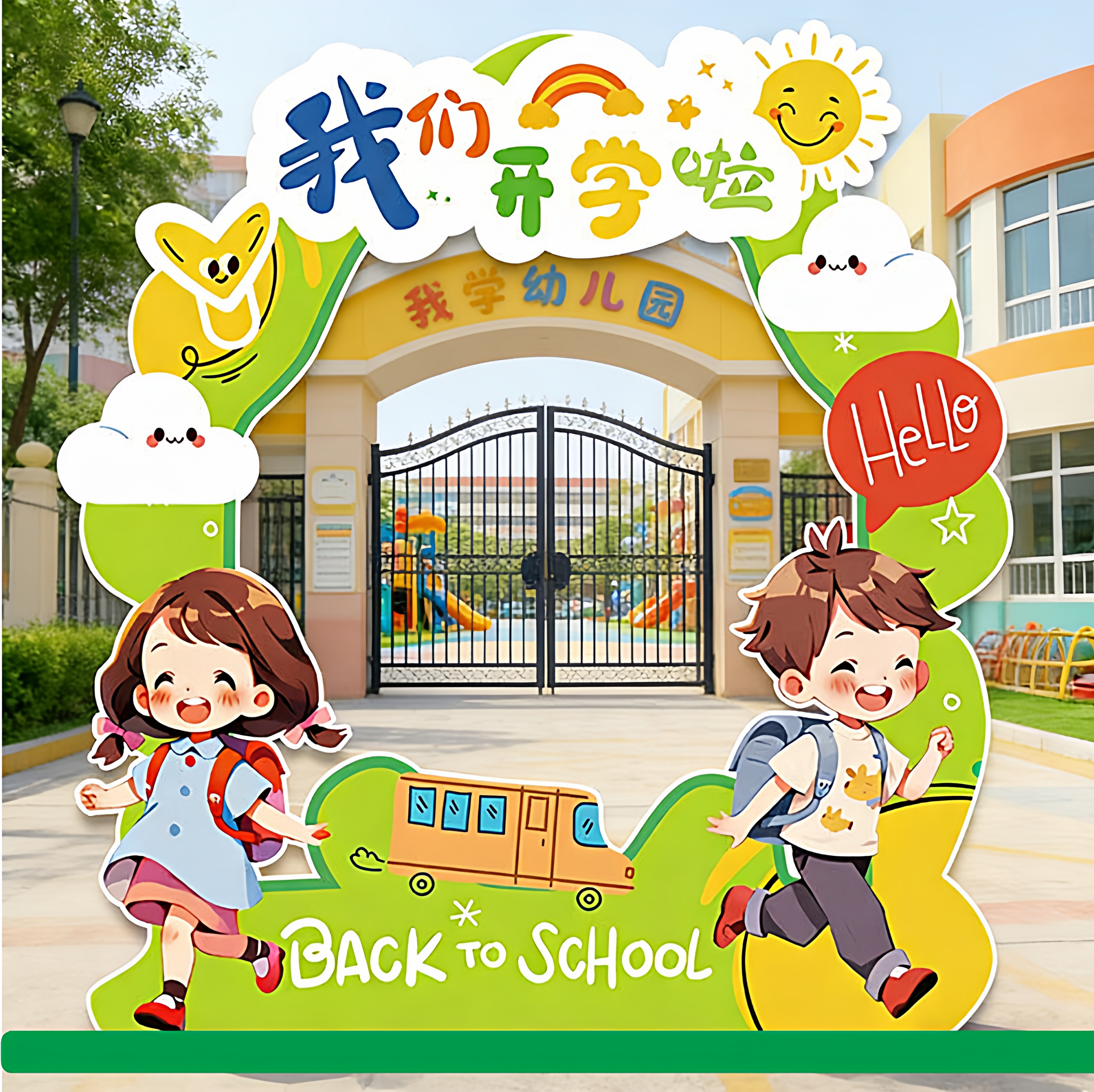 开学仪式感场景布置幼儿园小学升班入学典礼装饰拍照框道具kt板,淘宝优惠券,粉丝福利购,淘宝优惠卷