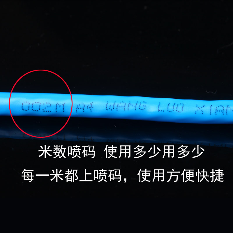 安普新百超六类双屏蔽千兆网线6七类万兆无氧铜8类家用高速电脑线