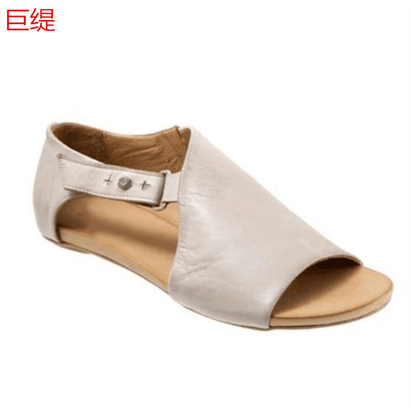 2026 shoes women常年备货充足春夏wish欧美外贸搭扣平底女士凉鞋,淘宝优惠券,粉丝福利购,淘宝优惠卷