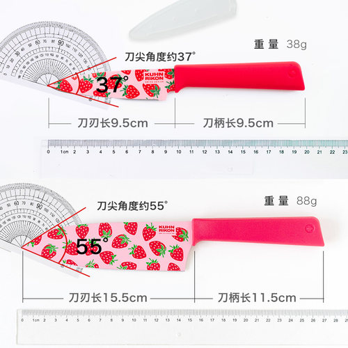 瑞士力康不锈钢水果刀家用削皮刀便携式刀具小刀瓜果刀锋利带刀鞘 - 图3
