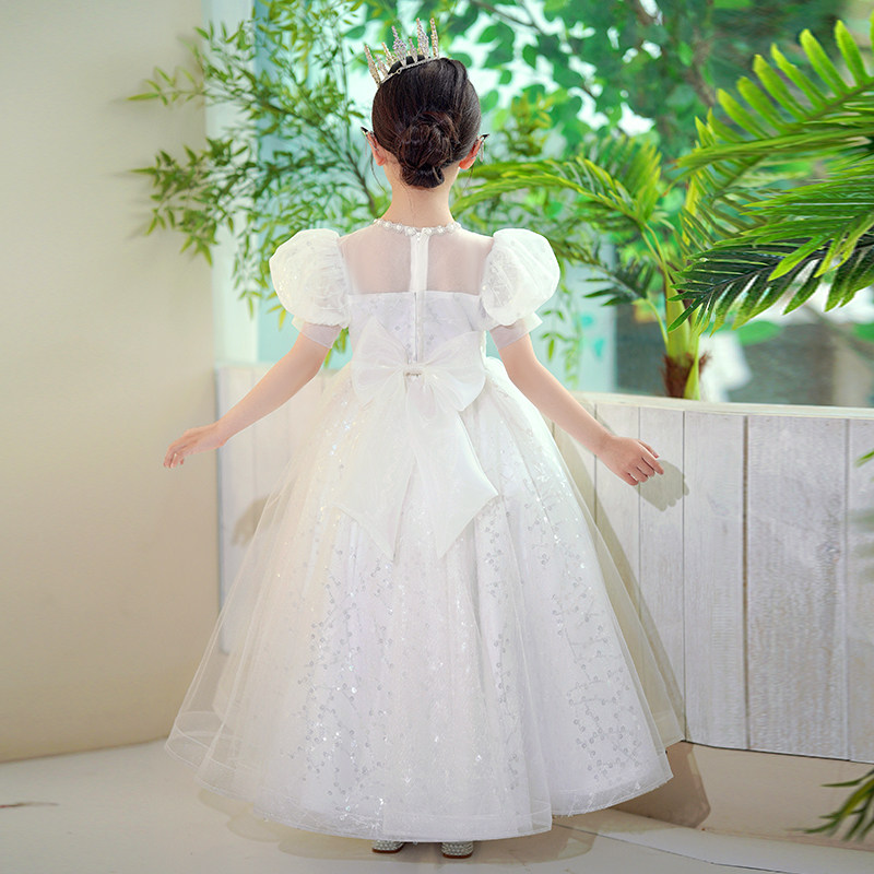 花童婚纱礼服女童公主裙钢琴演出服蓬蓬长裙儿童装主持人走秀高端,淘宝优惠券,粉丝福利购,淘宝优惠卷