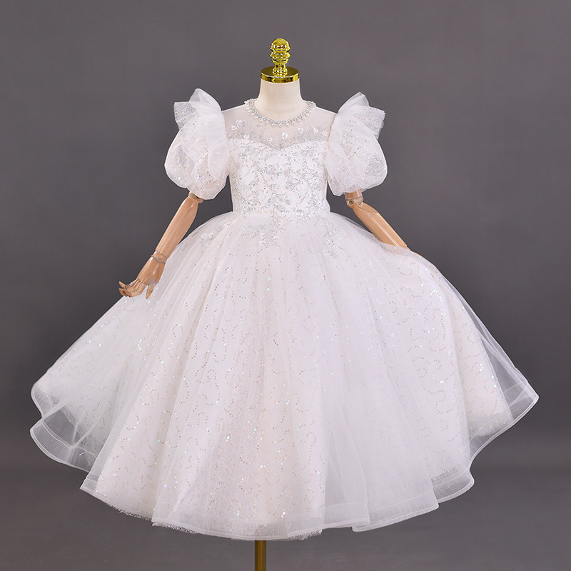 女童夏装公主裙礼服洋气儿童装花童生日主持人演出服夏季连衣裙子,淘宝优惠券,粉丝福利购,淘宝优惠卷