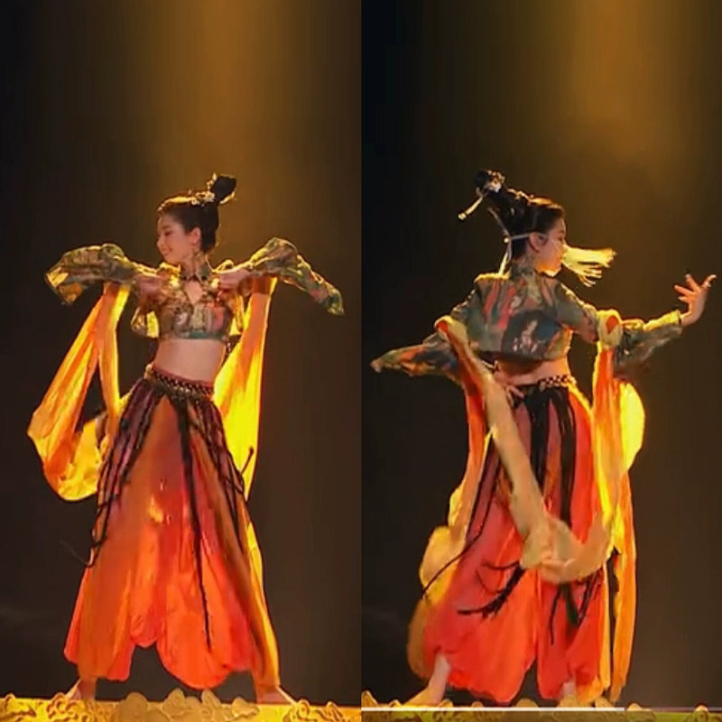 飞天舞哈尼克孜,哈妮克孜飞天舞,飞天舞_大山谷图库