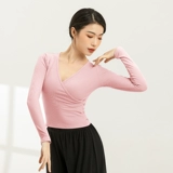 Спортивная одежда, классический танцующий современный демисезонный лонгслив для тренировок, осенний сезон