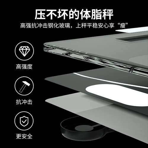 Физиологичные умные точные электронные весы для домашнего использования с зарядкой